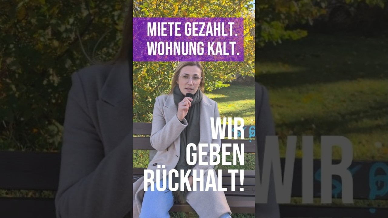 Miete gezahlt? Wohnung trotzdem kalt? Wir geben Rückhalt